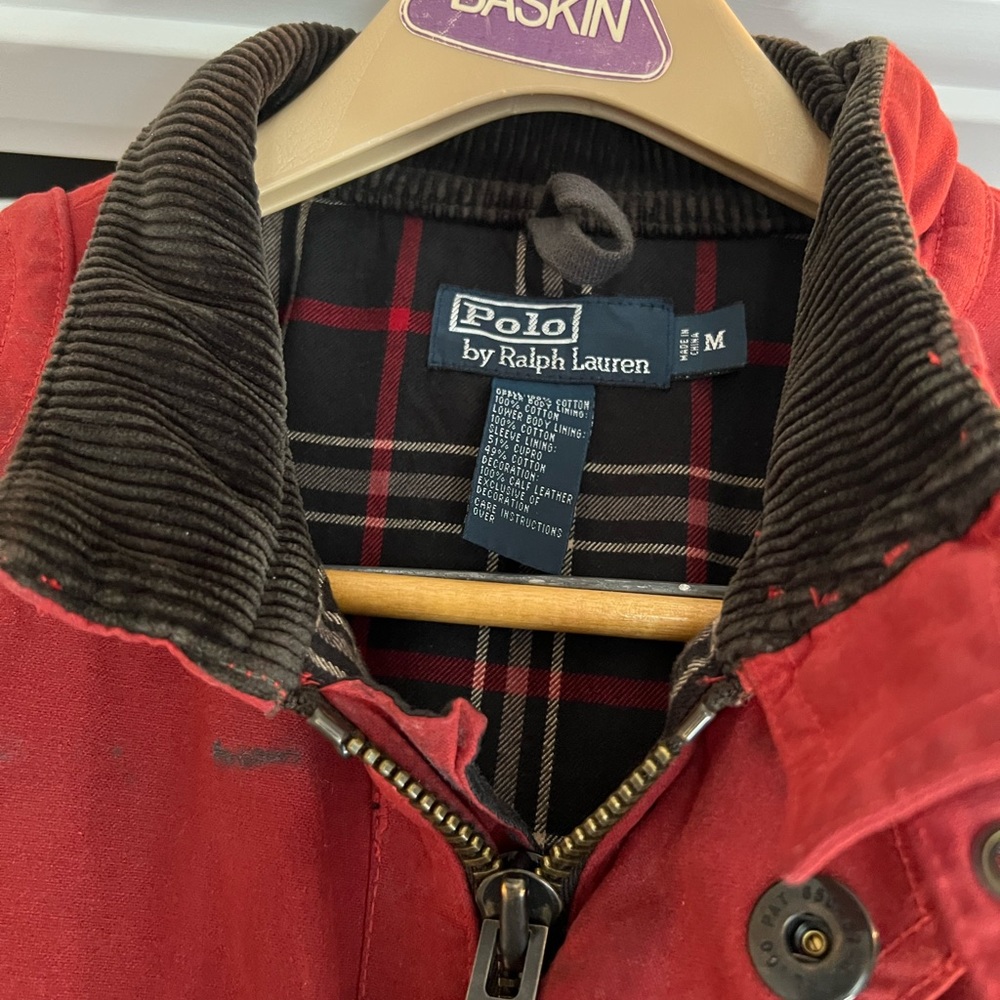 Men’s Polo Military winter coat with insignia-pockets-and belt. Flannel inside